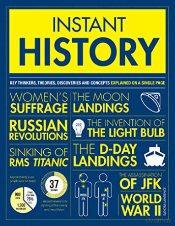 Instant History: Key thinkers, theories, discoveries and concepts explained on a single page - Sandra Lawrence [KSIĄŻKA]