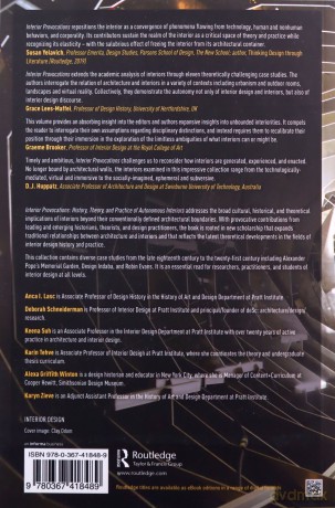 Interior Provocations: History, Theory, and Practice of Autonomous Interiors - Anca I. Lasc [KSIĄŻKA]