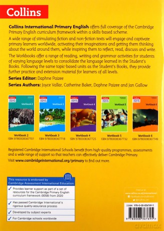 International Primary English Workbook: Stage 1 Collins International Primary English - Daphne Paizee [KSIĄŻKA]