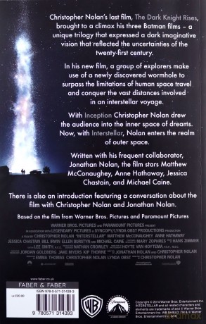 Interstellar: The Complete Screenplay With Selected Storyboards - Christopher Nolan [KSIĄŻKA]