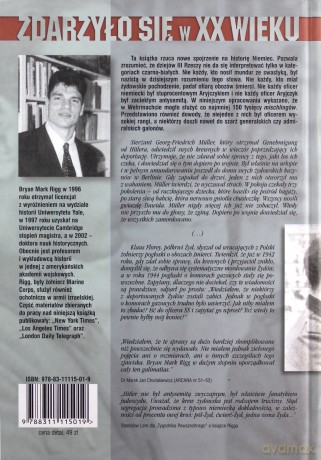 Żydowscy Żołnierze Hitlera Zdarzyło Się W Xx Wieku (twarda) - Bryan Mark Rigg [KSIĄŻKA]