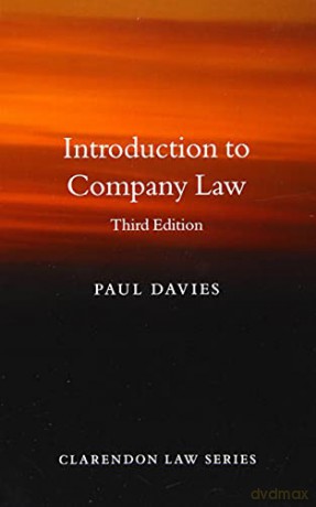Introduction to Company Law Clarendon Law Series - Paul Davies [KSIĄŻKA]