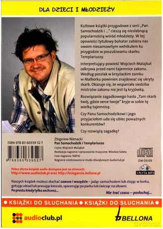 Pan Samochodzik I Templariusze - Zbigniew Nienacki [AUDIOBOOK] [CD-MP3]