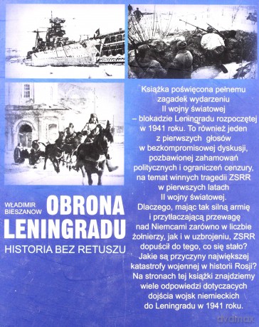 Obrona Leningradu (twarda) - Władimir Bieszanow [KSIĄŻKA]
