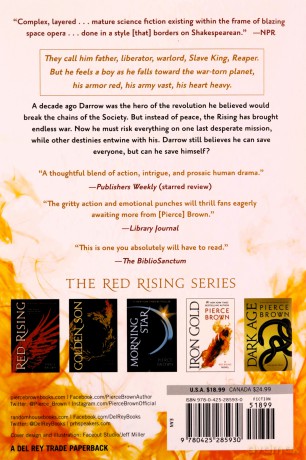 Iron Gold: 4 Red Rising - Pierce Brown [KSIĄŻKA]