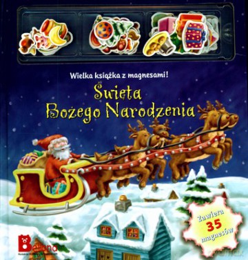 Święta Bożego Narodzenia Wielka Księga Z Magnesami (twarda) [KSIĄŻKA]