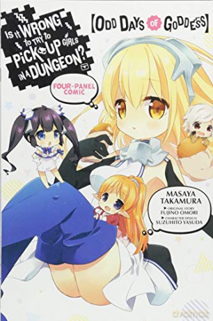 Is It Wrong to Try to Pick Up Girls in a Dungeon Four-Panel Comic Odd Days of Goddess - Fujino Omori [KSIĄŻKA]