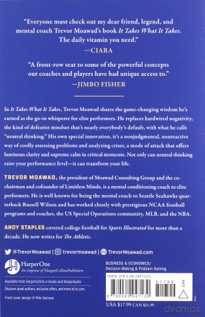 It Takes What It Takes: How to Think Neutrally and Gain Control of Your Life - Trevor Moawad [KSIĄŻKA]