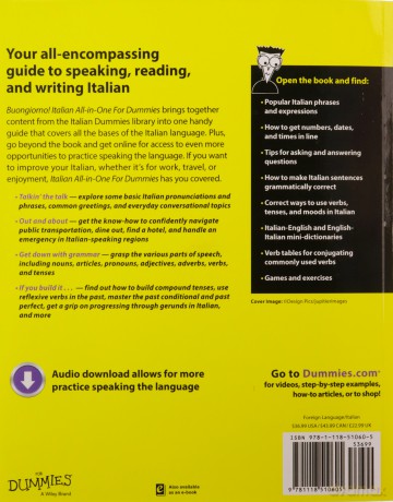 Italian AIO FD For Dummies - Antonietta Di Pietro [KSIĄŻKA]