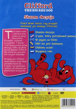 Clifford Wielki Czerwony Pies: Słuszna Decyzja [DVD]