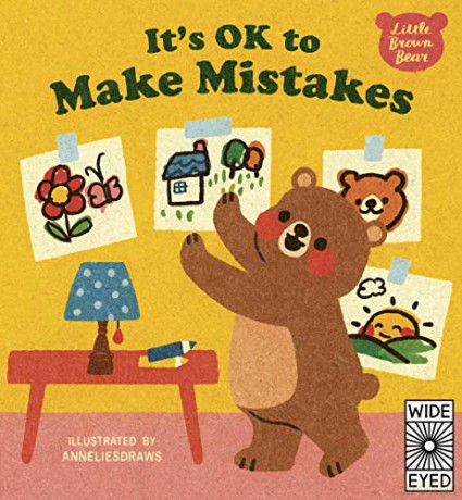 It's OK to Make Mistakes Little Brown Bear - AnneliesDraws [KSIĄŻKA]