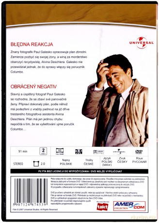 Columbo 26: Błędna reakcja [DVD]