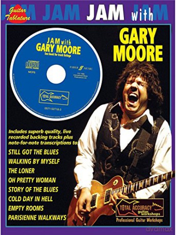 Jam With Gary Moore. Sheet Music, CD for Guitar Tab [KSIĄŻKA]