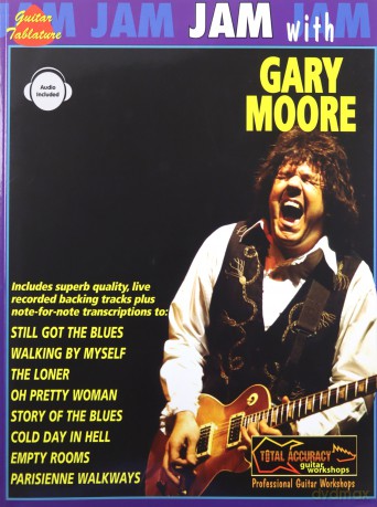 Jam With Gary Moore. Sheet Music, CD for Guitar Tab [KSIĄŻKA]