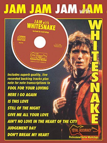 Jam With Whitesnake Guitar Tab with Free Audio CD - Whitesnake [KSIĄŻKA]