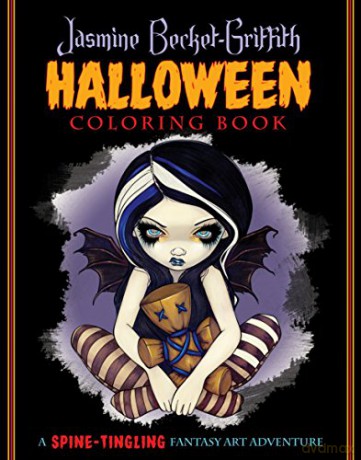 Jasmine Becket-Griffith Halloween Coloring Book: A Spine-Tingling Fantasy Art Adventure - Jasmine Becket-Griffith [KSIĄŻKA]