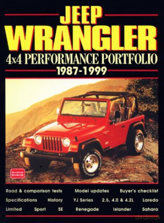 Jeep Wrangler 4X4 1987-1999 Brooklands Books Road Test Series: 4x4 Performance Portfolio 1987-1999 - R.M. Clarke [KSIĄŻKA]