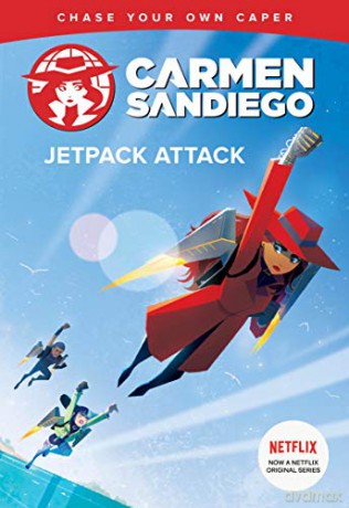Jetpack Attack Carmen Sandiego Chase-Your-Own Capers - Houghton Mifflin Harcourt Houghton Mifflin Harcourt [KSIĄŻKA]