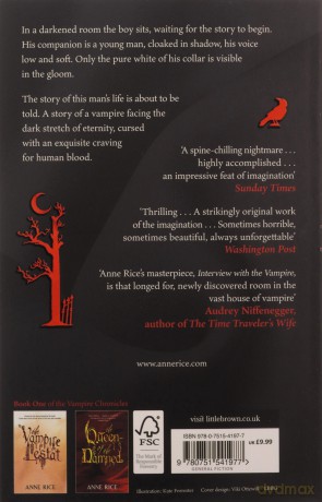Interview With The Vampire: Number 1 in series (Vampire Chronicles): Volume 1 in series - Anne Rice [KSIĄŻKA]