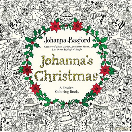 Johanna's Christmas: A Festive Coloring Book for Adults - Johanna Basford [KSIĄŻKA]