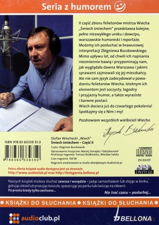 Śmiech Śmiechem Cz.II - Stefan Wiechecki (ecopack) [AUDIOBOOK] [CD]