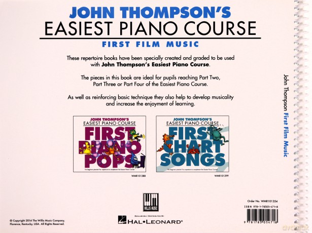 John Thompson: First Film Music - John Thompson [KSIĄŻKA]