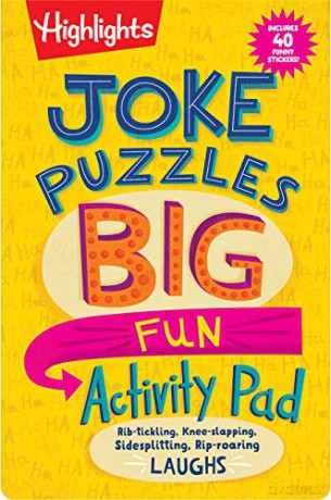 Joke Puzzles: Big Fun Activity Pad Highlights Big Fun Activity Pads - Highlights [KSIĄŻKA]