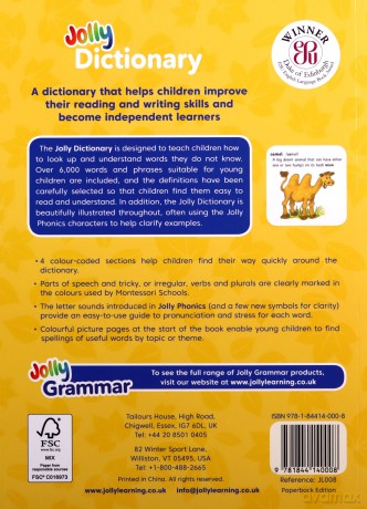 Jolly Dictionary: In Precursive Letters British English edition Jolly Grammar - Sara Wernham [KSIĄŻKA]