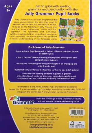 Jolly Grammar 1 Pupil Book New: in Precursive Letters British English edition - Sara Wernham [KSIĄŻKA]
