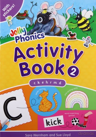 Jolly Phonics Activity Book 2: in Precursive Letters British English edition - Sara Wernham [KSIĄŻKA]