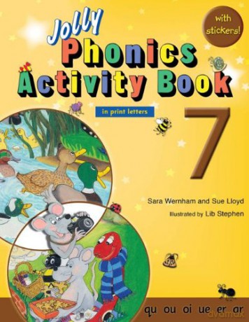 Jolly Phonics Activity Book 7: In Print Letters American English Edition Jolly Phonics Activity Books, Set 1-7 - Sara Wernham [KSIĄŻKA]