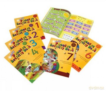Jolly Phonics Activity Books - Set Of Books 1 - 7: in Precursive Letters British English edition - Sara Wernham [KSIĄŻKA]