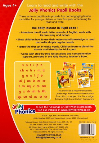 Jolly Phonics Pupil Book 1: in Precursive Letters British English edition Jolly Phonics Print Letters - Sara Wernham [KSIĄŻKA]