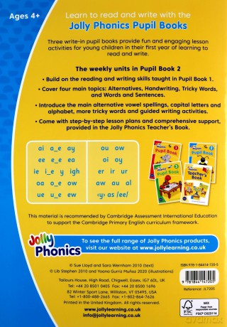 Jolly Phonics Pupil Book 2: in Print Letters British English edition Jolly Phonics Print Letters - Sara Wernham [KSIĄŻKA]