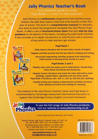 Jolly Phonics Teacher's Book: in Print Letters British English edition - Sue Lloyd [KSIĄŻKA]