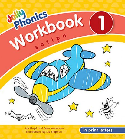 Jolly Phonics Workbook 1 in Print Letters - Sue Lloyd [KSIĄŻKA]