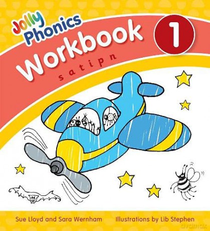 Jolly Phonics Workbook 1: in Precursive Letters British English edition - Sara Wernham [KSIĄŻKA]