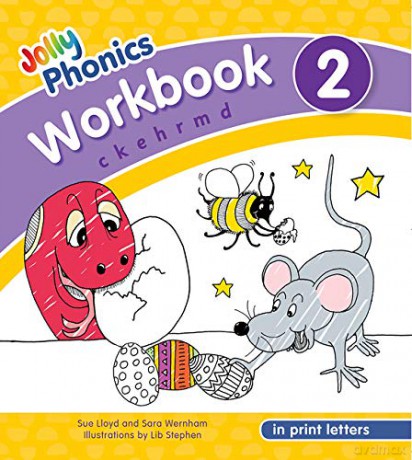 Jolly Phonics Workbook 2 in Print Letters - Sue Lloyd [KSIĄŻKA]