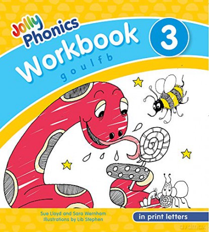 Jolly Phonics Workbook 3 in Print Letters - Sue Lloyd [KSIĄŻKA]