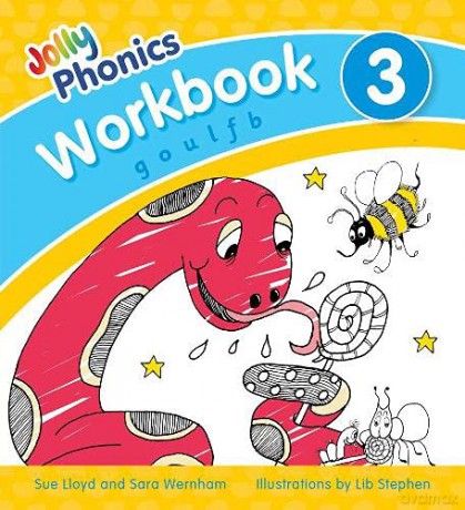 Jolly Phonics Workbook 3: in Precursive Letters British English edition - Sue Lloyd [KSIĄŻKA]