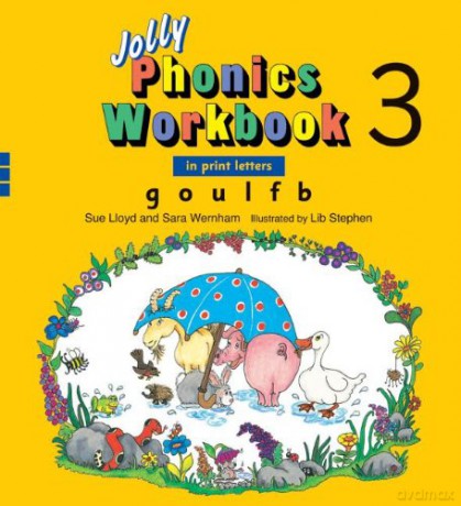 Jolly Phonics Workbook 3: In Print Letters: G, O, U, L, F, B - Sue Lloyd [KSIĄŻKA]