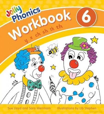 Jolly Phonics Workbook 6: in Precursive Letters British English edition - Sue Lloyd [KSIĄŻKA]