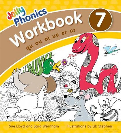 Jolly Phonics Workbook 7: in Precursive Letters British English edition - Sue Lloyd [KSIĄŻKA]