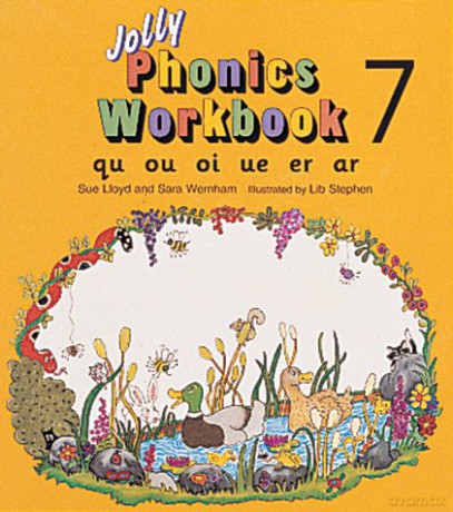 Jolly Phonics Workbook 7: qu, ou, oi, ue, er, ar: in Precursive Letters British English edition - Sue Lloyd [KSIĄŻKA]