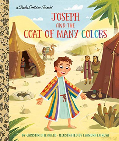 Joseph and the Coat of Many Colors Little Golden Books - Christin Ditchfield [KSIĄŻKA]