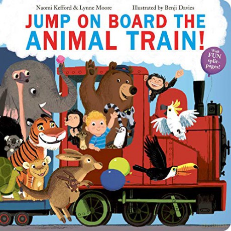 Jump On Board the Animal Train - Lynne Moore [KSIĄŻKA]