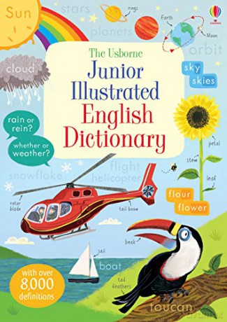 Junior Illustrated English Dictionary Illustrated Dictionaries and Thesauruses - Hannah Wood [KSIĄŻKA]