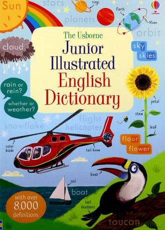 Junior Illustrated English Dictionary Illustrated Dictionaries and Thesauruses - Hannah Wood [KSIĄŻKA]