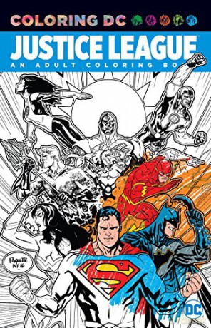 Justice League: An Adult Coloring Book Coloring Dc [KOMIKS]