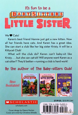 Karen's Kittycat Club Baby-Sitters Little Sister #4, 4 - Ann M. Martin [KSIĄŻKA]